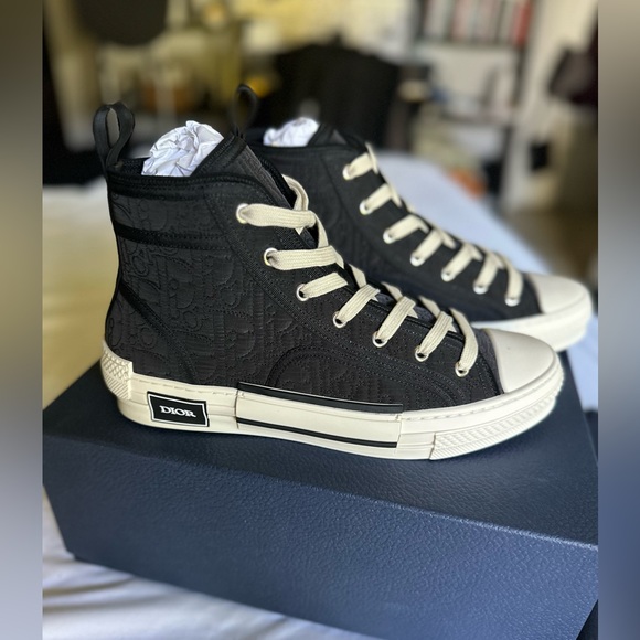 Dior B23 High Black Oblique Kumo size 42 - Picture 1 of 8